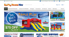 Desktop Screenshot of bouncehousesnow.com